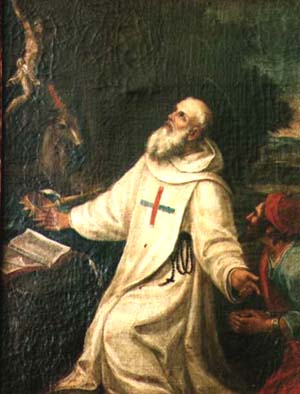 A painting of St. Felix of Valois